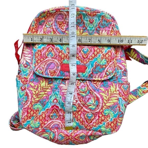 NWOT Vera Bradley Paisley In Paradise Iconic Campus Backpack‎ Retired Pattern  L main image 7